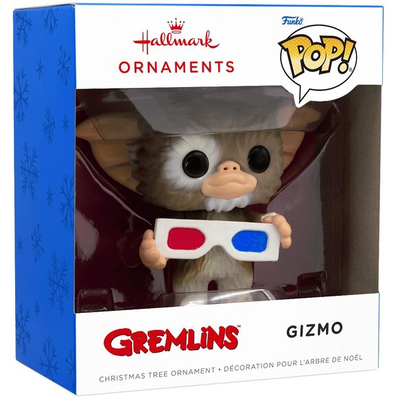 New! Gremlins Gizmo Hallmark Keepsake Christmas Ornament 2022 Funko POP! - Picture 1 of 4